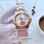 XZ Factory Rolex Oyster Perpetual Date Yacht-Master 40mm Automatic Watch - Rose Gold Case Silver Dial